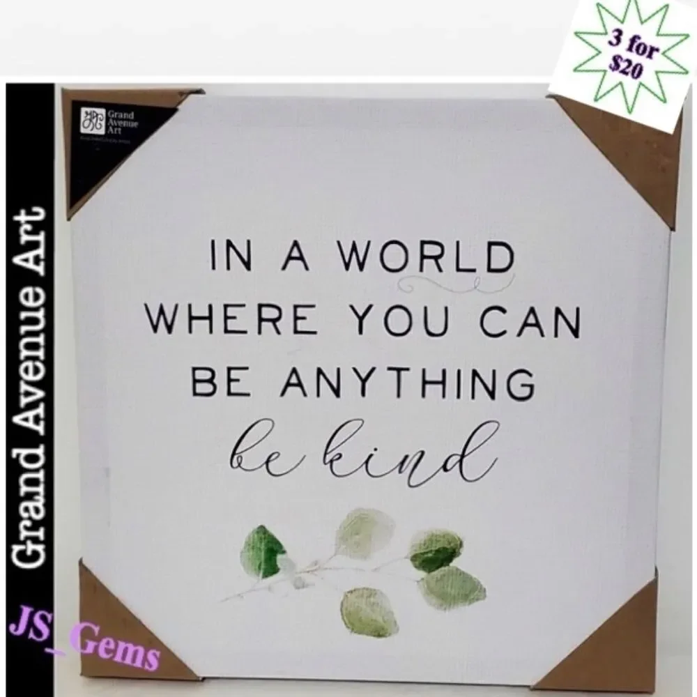 New Canvas Word Art Home